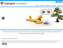 Tablet Screenshot of manyainv.com